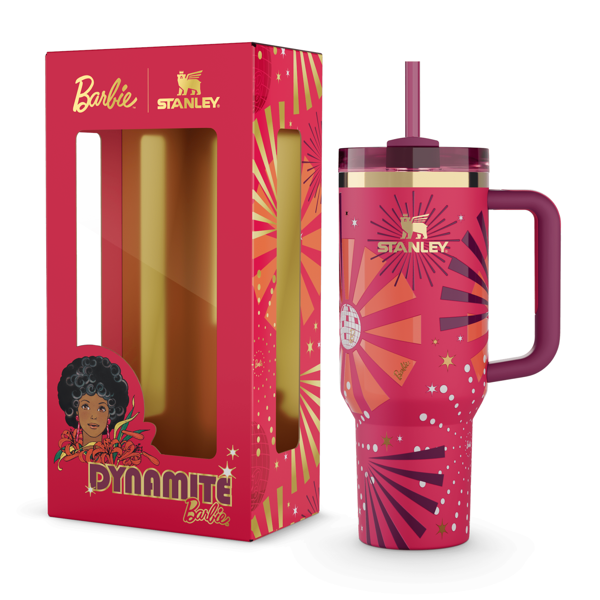The Barbie x Stanley '80s Dynamite Quencher | 40 OZ (Vault) - Image 2